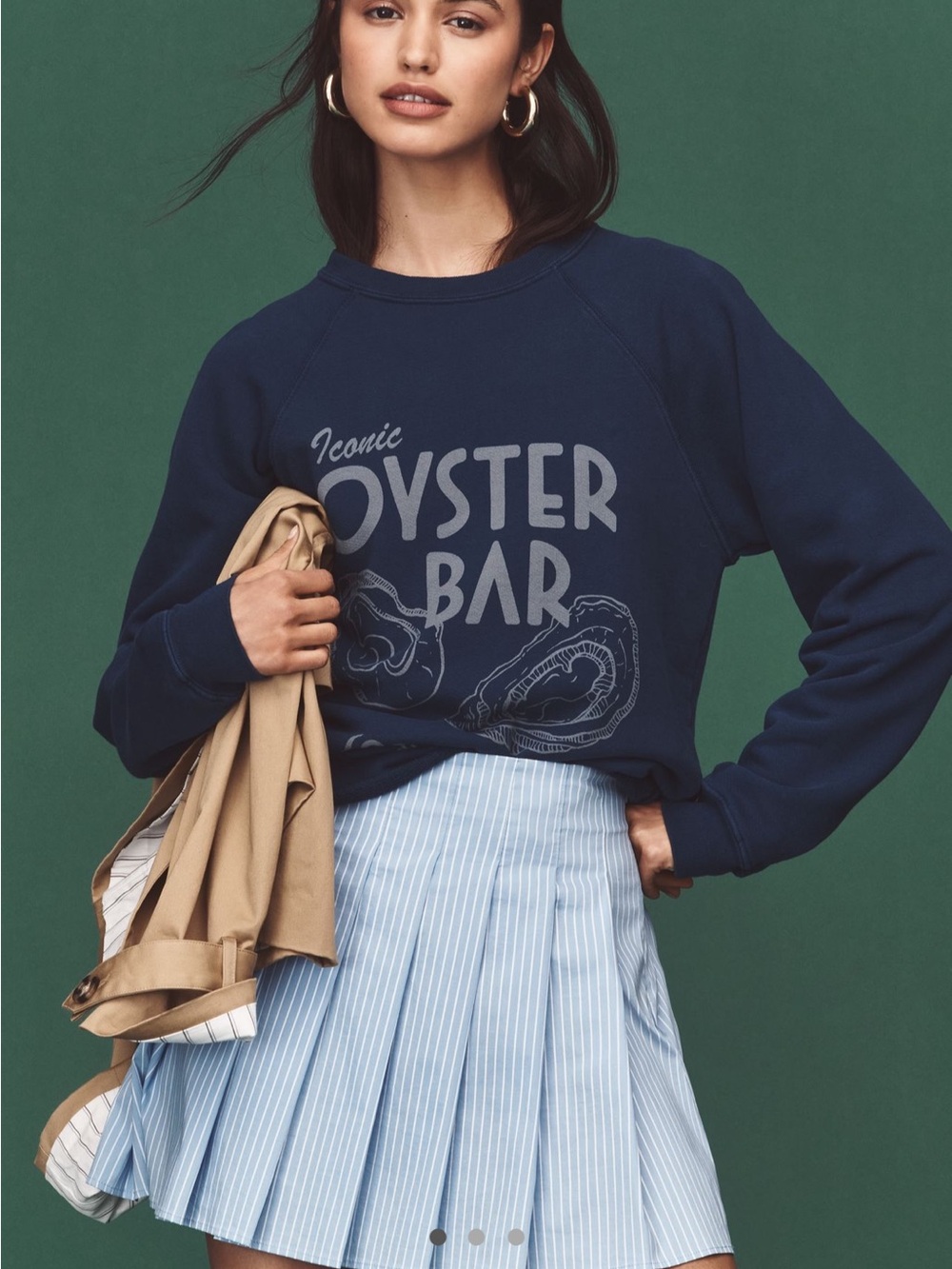 Original retro brand Oyster Bar' Graphic Sweatshirt